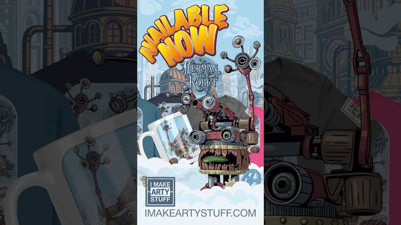 Herman The Robot - Merch Drop !