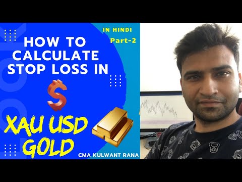 How to Calculate Stop Loss/Target profit  for GOLD in $ Forex India