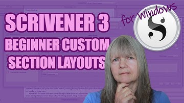 Scrivener 3 for Windows: Beginner Tutorial on Customising EBook Section Layouts in Compile