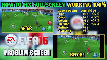 FIFA 16 Mobile | How To Fix Black Border Screen | Working All Device | Working OS 10/11/12/13