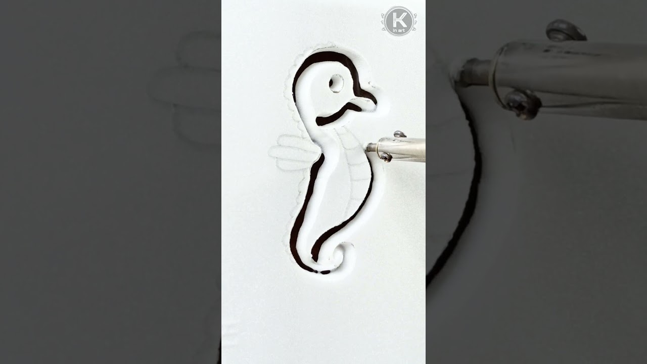 Dragon fish artwork. 