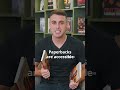 Should you publish your book as a hardcover or paperback? #entrepreneur #business #author