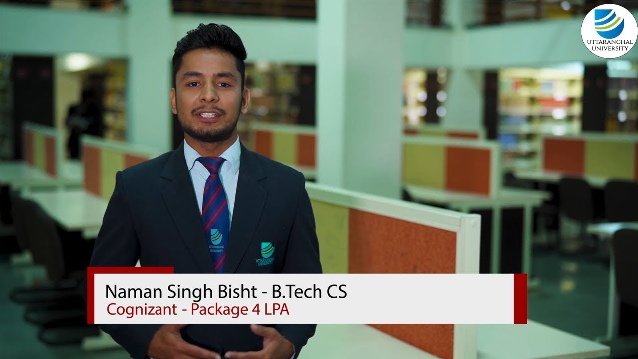 Uttaranchal University Dehradun Review | Testimonial of Naman Singh Bisht (B.Tech CS)