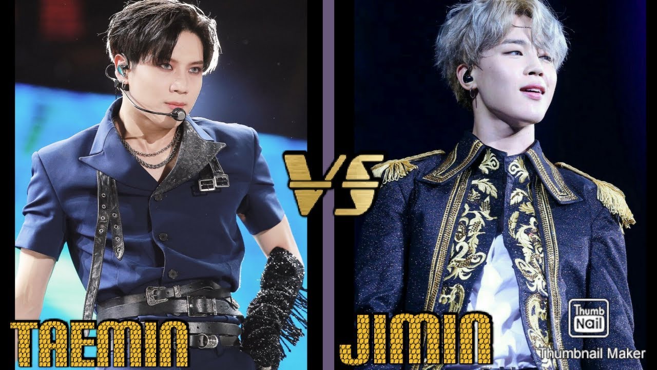 [VISUAL BATTLE]  SHINee's Taemin VS BTS's Jimin