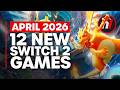 12 Exciting New Games Coming to Nintendo Switch 1 &amp; 2 - April 2026