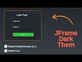 How to Create a Dark Theme Login Page with JFrame | FlatLaf | Java Netbeans Tutorial