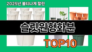 슬릿원형화분 가성비 최고 쿠팡 필수템 BEST 10