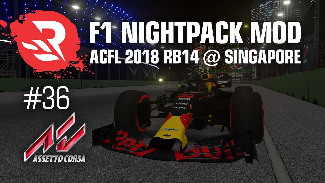 Assetto Corsa - ACFL 2018 Red Bull @ Singapore ### Nightpack ###