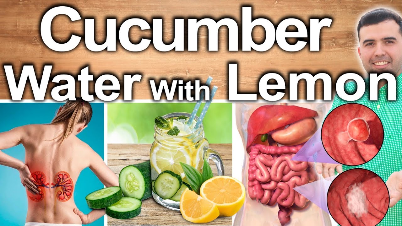 CUCUMBER WATER WITH LEMON EVERY DAY! - Best Ways To Take, Uses, Side