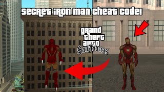 Secret Iron Man Cheat Code in GTA San Andreas! (Hidden Secret)