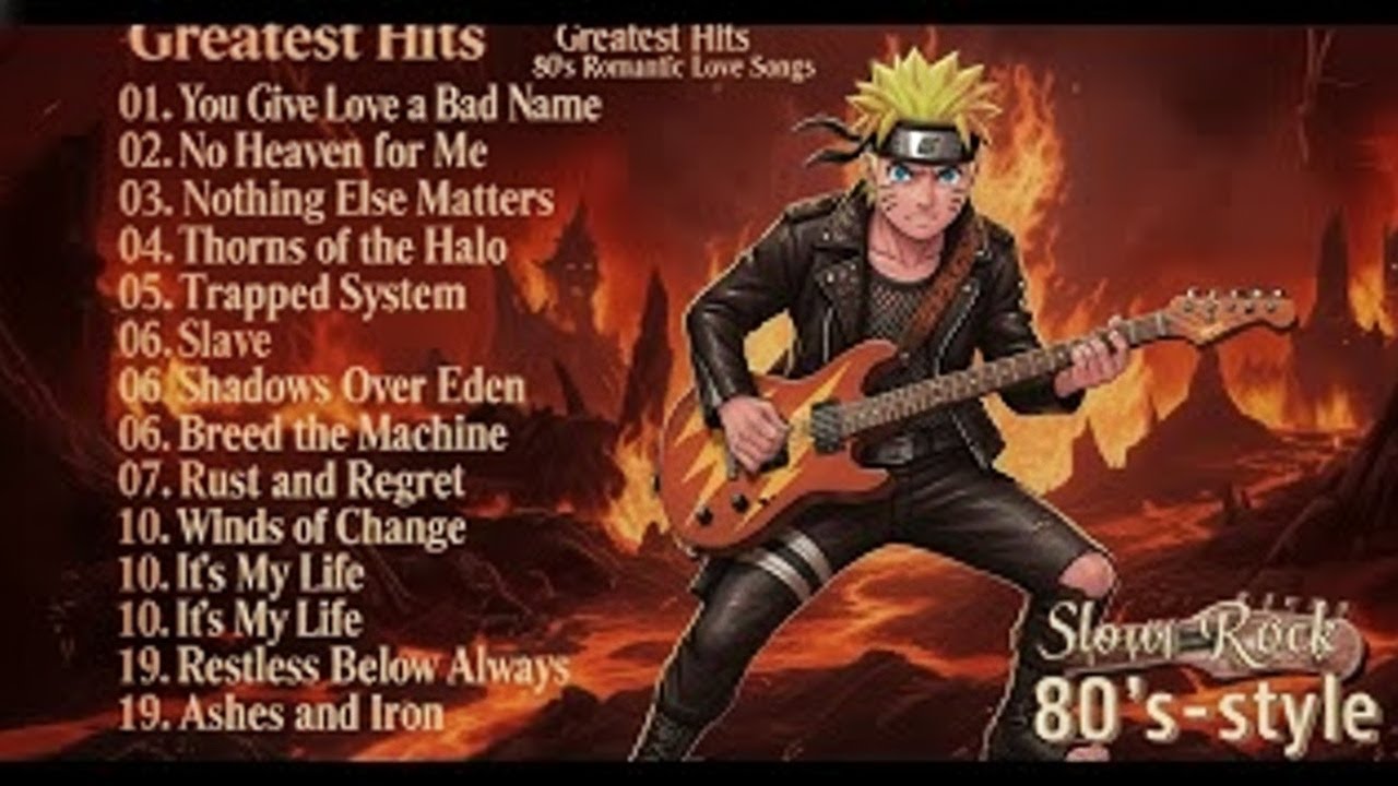 Romantic Rock 80s 90s 2000s  Greatest Love Hits Inspired by Metallica