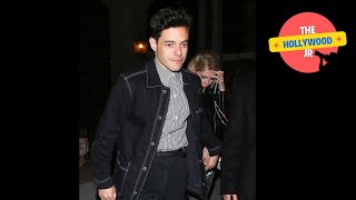 RAMI MALEK & GF LUCY STEP OUT AT LEONARDO DICAPRIO'S 48TH BIRTHDAY PARTY IN BEVERLY HILLS, CA!!!