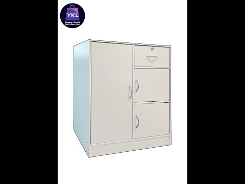 Kiddie Cabinet with 3 Door + Locker Drawer