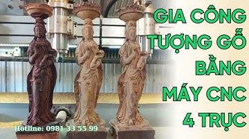Gia Công Tượng Gỗ SLL | Nhận Đục Chạm Tượng Phật, Quan Công, Phúc Lộc | NCC Đông Phương Furniture