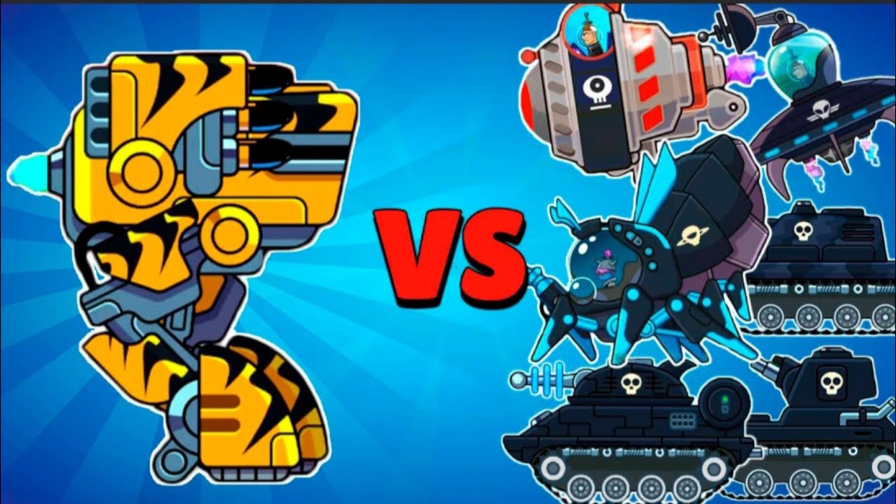 TANK ATLAS and SPLIT BULLET VS ALL BOSSES in Hills of Steel