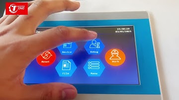 Oscillating knife cutting machine demonstration video