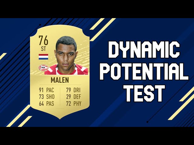 Donyell Malen Dynamic Potential Test! FIFA 20 Career Mode - YouTube