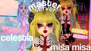 MAKING CELESTIA AND MISA ON DRESS TO IMPRESS *master server* screenshot 5
