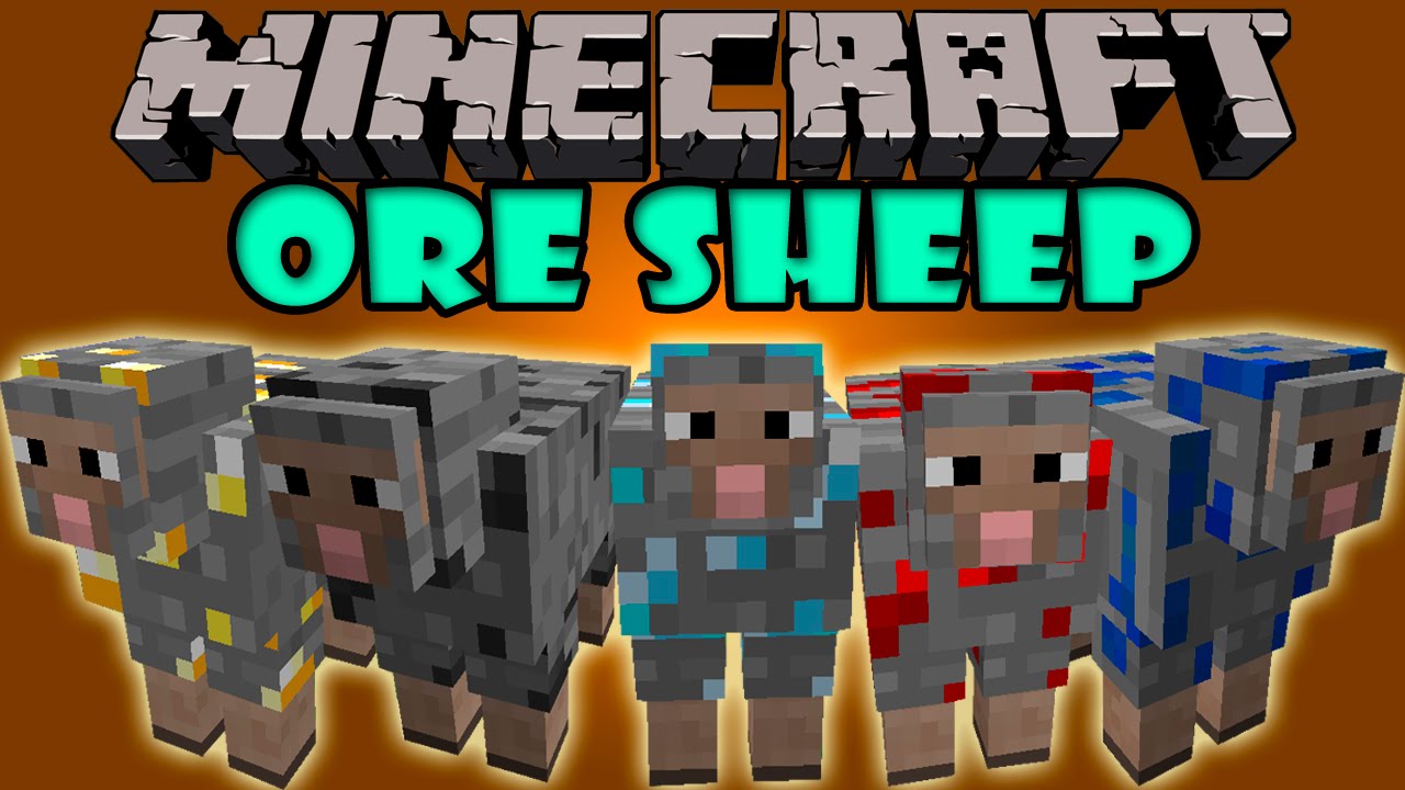 ORE SHEEP MOD - Ovejas de Minerales! - Minecraft mod 1.7.10 Review ...
