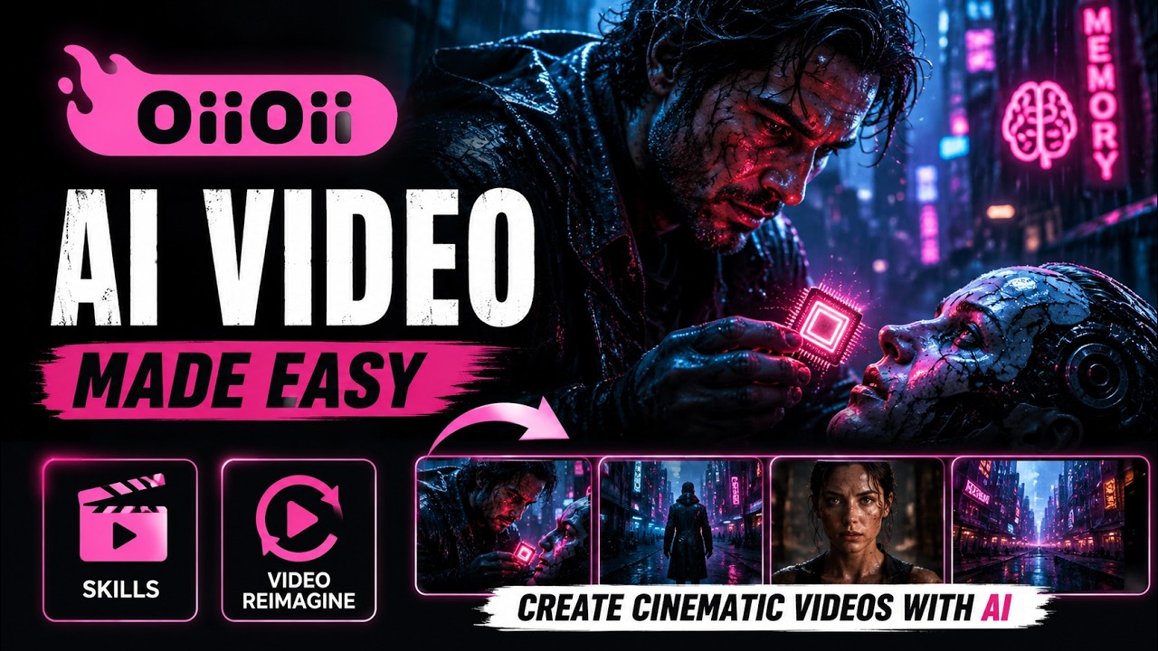 OiiOii AI Review: Create Cinematic Videos with Skills & Video Reimagine