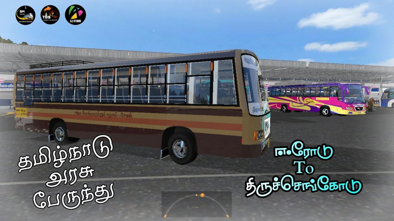 🔴TNSTC  RELOADED VERSION BUS //💕Driving //ETS2💝 //SM GAMING🔴