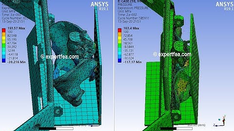 1st in the World!!! ANSYS WB Explicit Dynamics - Car bumper impacting hip on 2 directions at 36 km/h