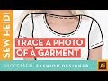 Illustrator Fashion Design Tutorial: How to Trace a Photo of a Garment