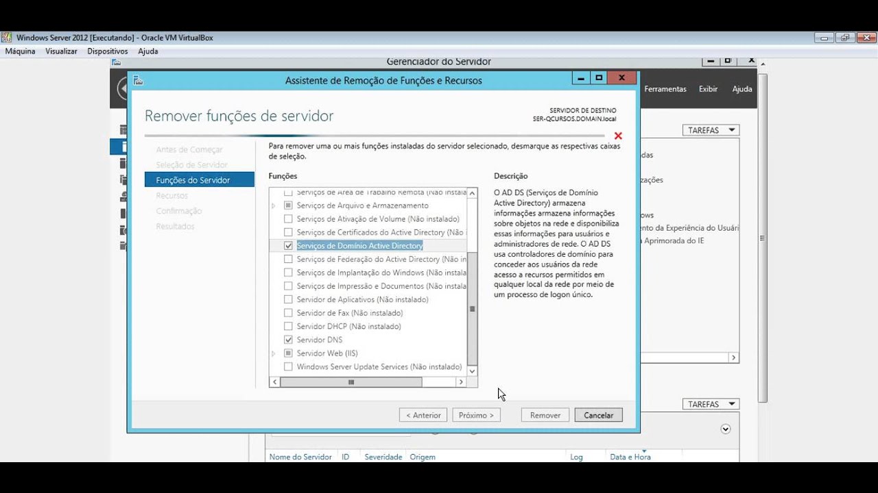 Curso de Windows Server 2012 - Aula 08 Active Directory Dominio - YouTube