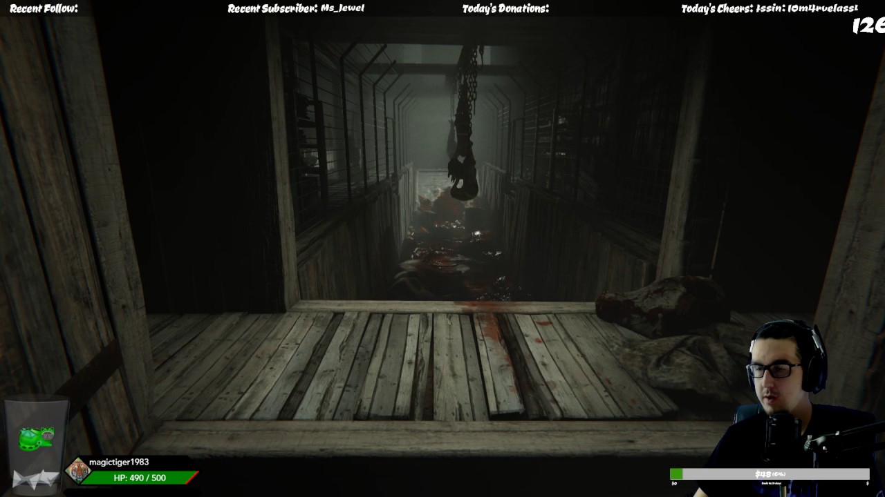 KingBeansy playing Outlast 2 @Twitch with pulsoid heart rate widget