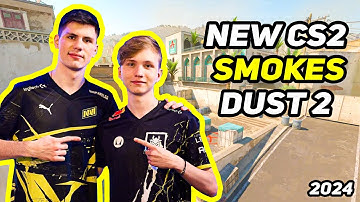 CS2 Dust 2 - 20 New Pros Smokes That You Don
