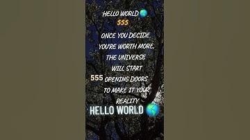 HELLO WORLD 🌎 #HELLOWORLD #MOTIVATION #AWARENESS