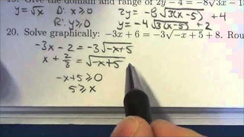 Math 30-1 Transformations Review #20