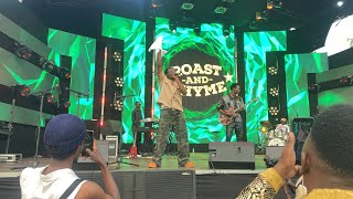 Ekidigida ecko Star  Performance At Roast And Rhyme Raggae Ragga Nyam Nyam