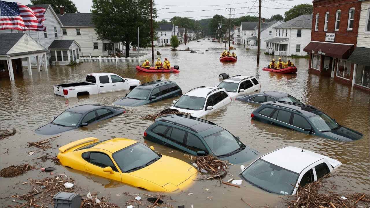 Massive Flash Floods in New Jersey and New York: Roads Turn into Rivers ...