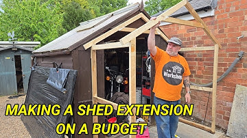 SHED EXTENSION ON A BUDGET  ep1