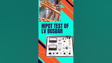 Hipot Test of LV Busbar #shorts #youtubeshorts