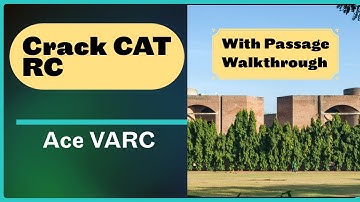 Master VARC in CAT: Step-by-Step Passage Walkthrough and Question-Solving Tips #catpreparation