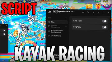 [Demon Hunter] Kayak Racing Best Script Auto Farm, Auto Win & Auto Train Roblox 2025