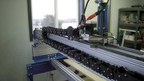 KRMx02 CNC X-axis Dragon Cable in action