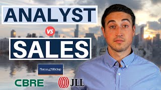 Analyst vs. Sales Roles in CRE [Where To Start]