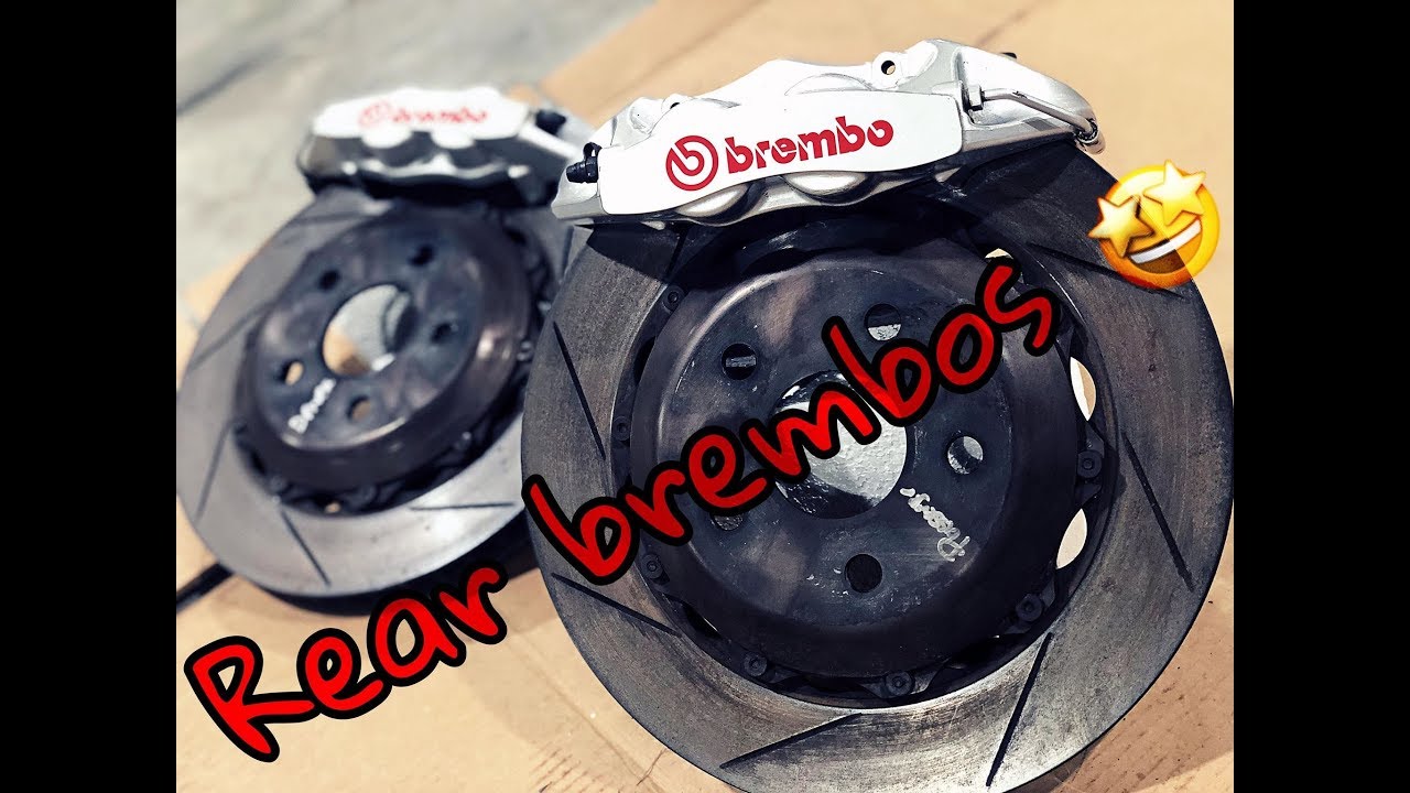 rear brembo's install on my pontiac g8 gt