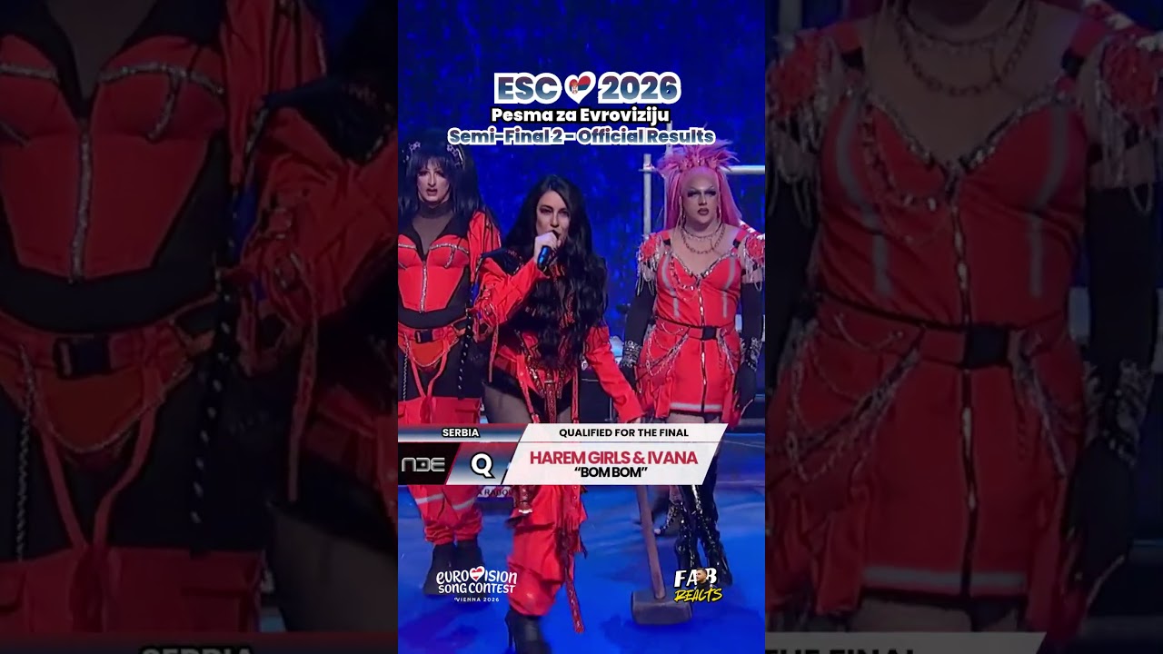Pesma za Evroviziju 2026: Official Results - Semi-Final 2 | SERBIA 🇷🇸 ESC 2026 🎶😍 