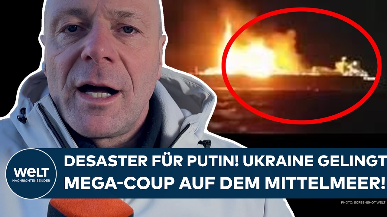 UKRAINE-KRIEG: Desaster für Wladimir Putin! Ukraine gelingt Mega-Coup auf dem Mittelmeer!