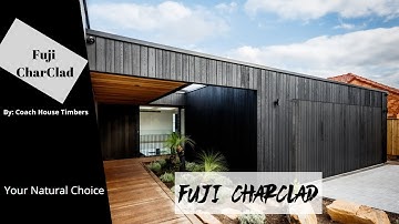Fuji CharClad l Charred Timber Cladding by Coach House Timbers