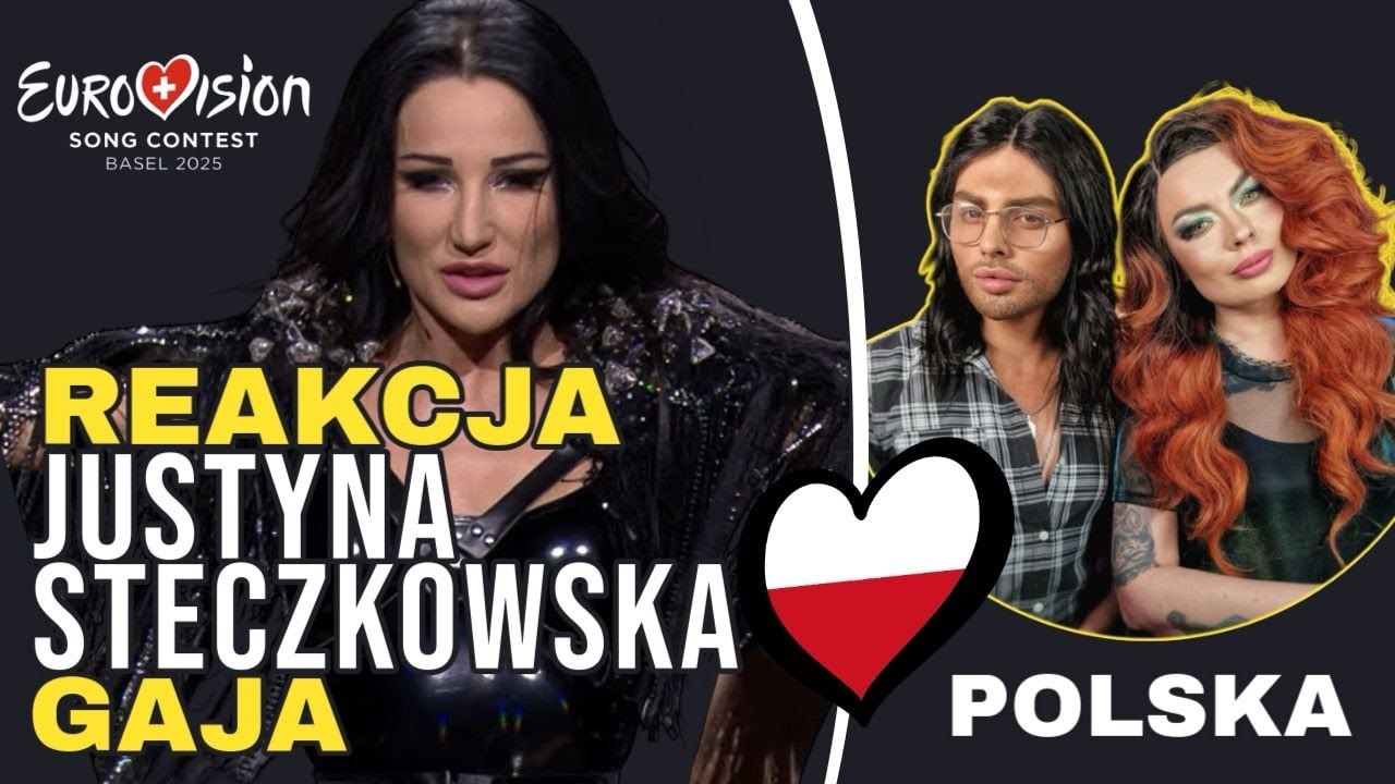🇵🇱 Justyna Steczkowska - Gaja REAKCJE | Eurowizja 2025 POLSKA #eurowizja #Poland #Kwalifikacje