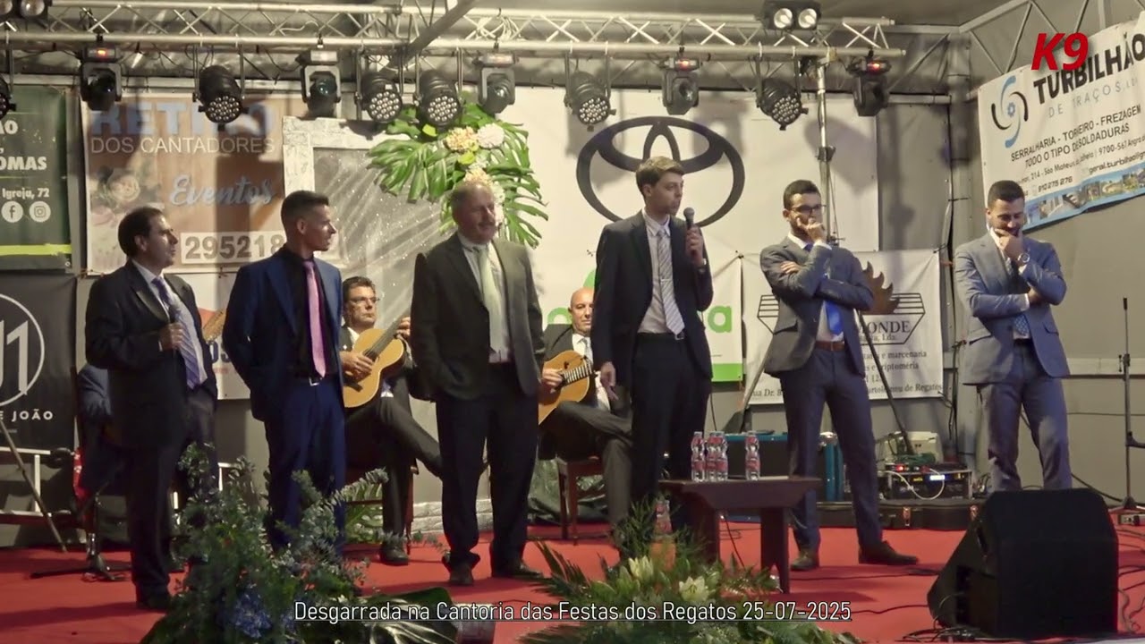 Desgarrada na Cantoria das Festas dos Regatos 25-07-2025