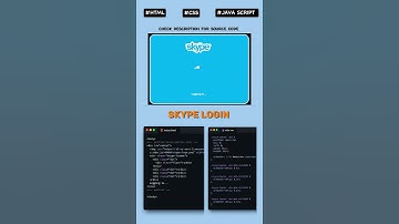 SKYPE LOADING ANIMATION using html css Javascript #coding #programming