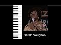 Capture de la vidéo Sarah Vaughan & Her Trio - Over The Rainbow (Live) (Vocal Showcase)