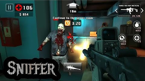 Dead Trigger 2: Android Gameplay Mission - Sniffer