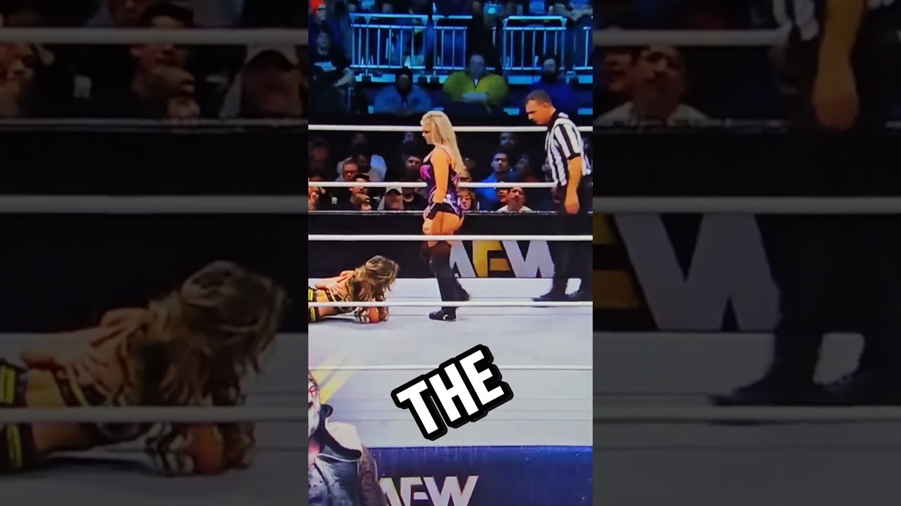 WOW AEW Referee Checking OUT What Wwe Aew Wrestling Sports Ufc